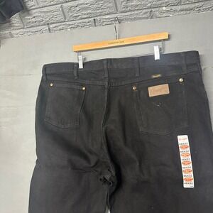 Wrangler 13MWZBK Cowboy Cut Original Fit Black Jeans Mens 46x32 NWT